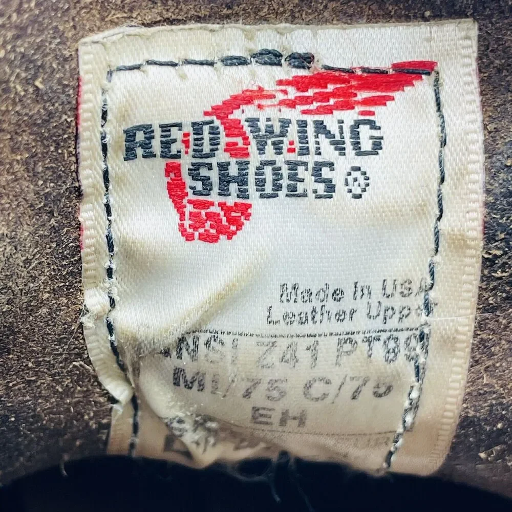 Red Wing 2245 Men's Boots, Size 10.5 D Brown Leather, Steel Toe
